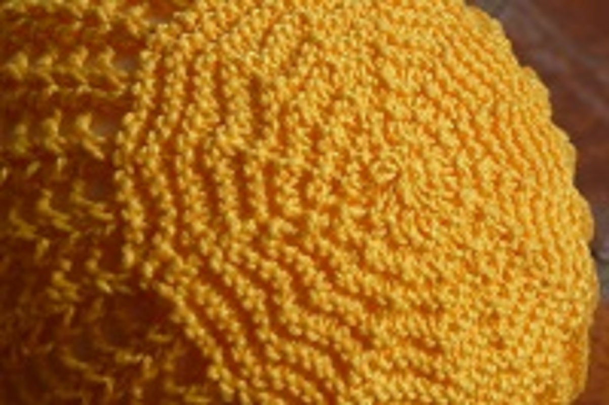 Kinder-Sommermütze mit Lochmuster,gestrickt