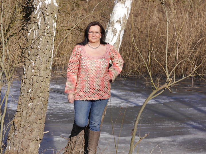 Häkelanleitung Damenpulli unisize Spring Season NO.1