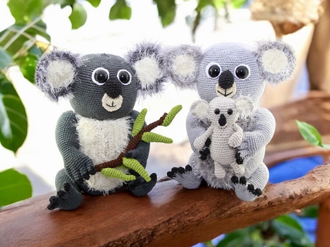 Koala Bear Family - Crochet Pattern
