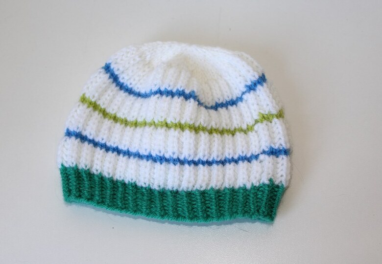 Strickanleitung Baby-Mütze, Babymütze, ca. 2 - 7 Monate