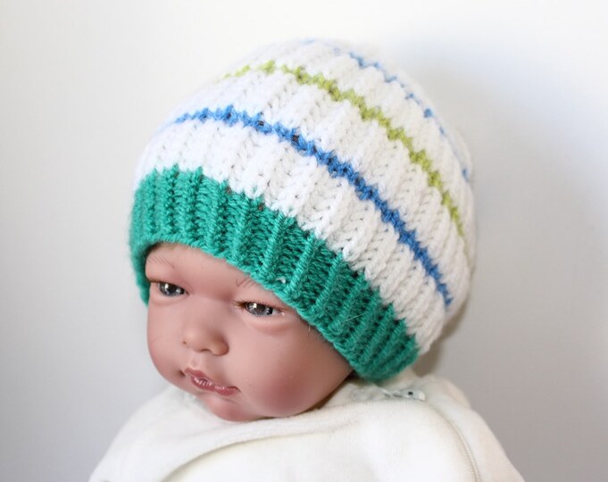 Strickanleitung Baby-Mütze, Babymütze, ca. 2 - 7 Monate