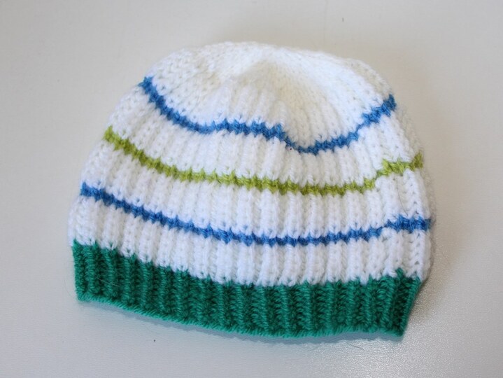 Strickanleitung Baby-Mütze, Babymütze, ca. 2 - 7 Monate