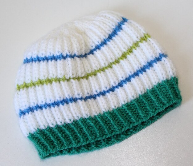 Strickanleitung Baby-Mütze, Babymütze, ca. 2 - 7 Monate
