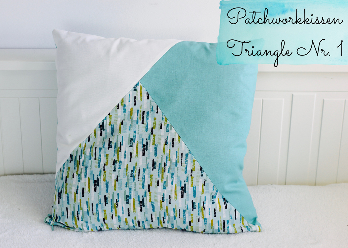 Nähanleitung Patchworkkissen Triangle Nr. 1