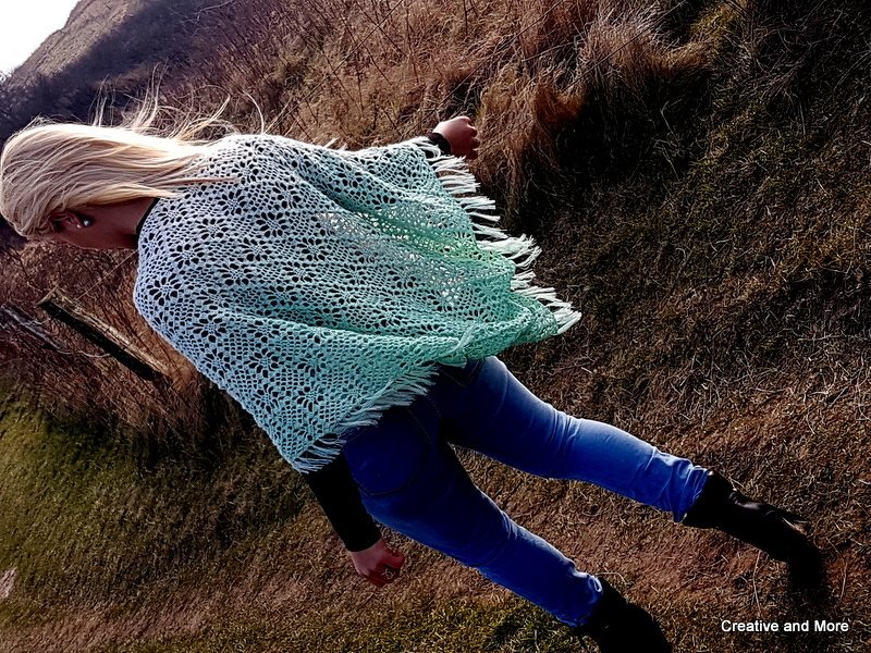 Häkelanleitung Tuch Schneeglöckchen