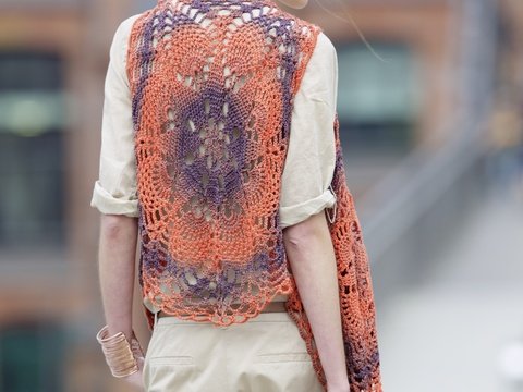 Häkelweste - 23-18-17