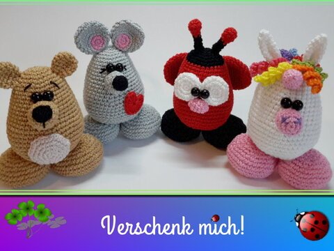 Häkelanleitung Glücksbringer, Verschenk mich 2