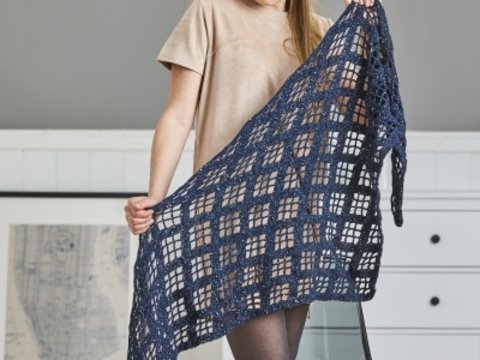 Tuch Sternschnuppe häkeln - Veronika Hug