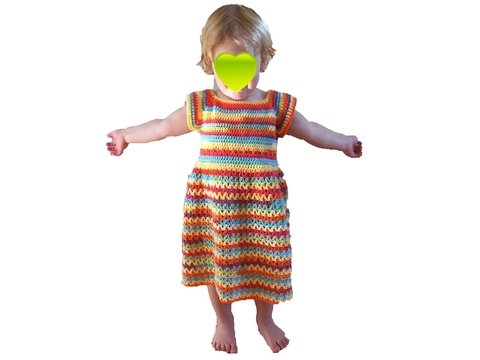 Häkelanleitung Kleid oder Tunika RVO