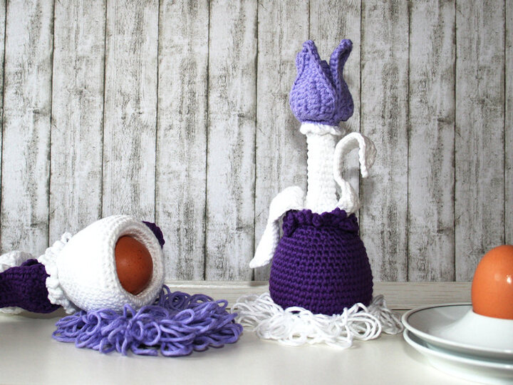 Tulip - Egg Sitter - Egg Cozy - Crochet Pattern