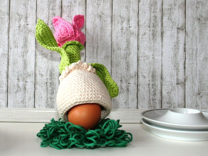 Tulip - Egg Sitter - Egg Cozy - Crochet Pattern