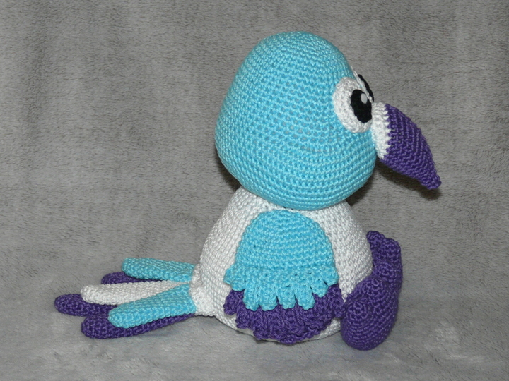 Häkelanleitung Tappy der Vogel