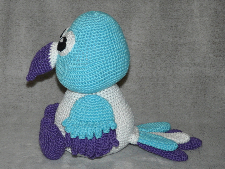 Häkelanleitung Tappy der Vogel