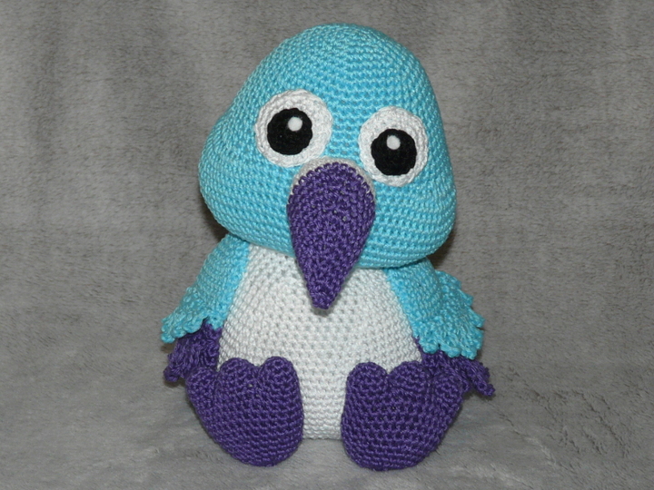 Häkelanleitung Tappy der Vogel