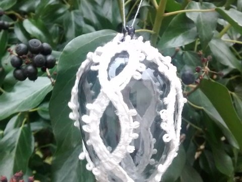 Ei in Crepin-Technik, geklöppelt