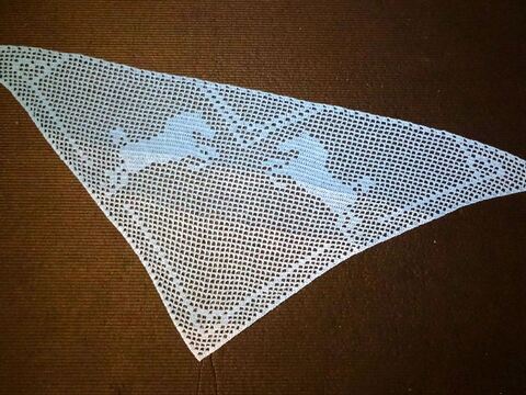 Motivtuch: Pferde-2 ( Häkelanleitung)