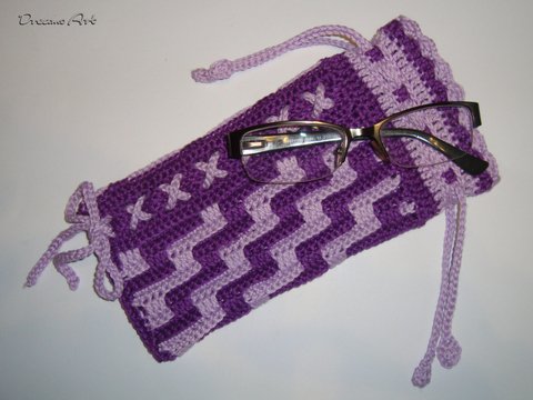 Häkelanleitung Utensilo Brille, Stifte, Nadeln & Co.