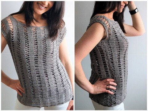 Häkelanleitung Top für Sommer