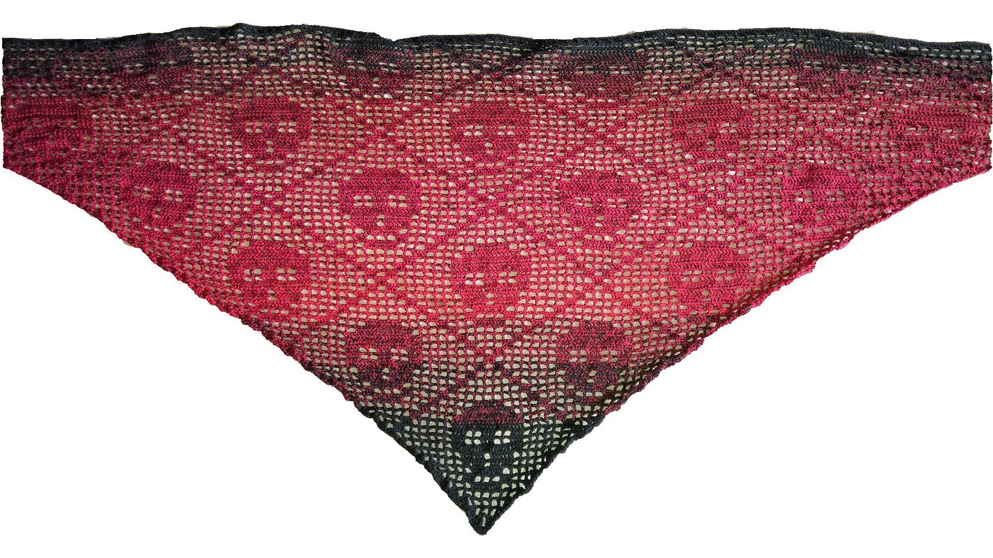 Motivtuch Totenkopf Dreiecktuch - Bild 4