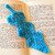 Gestricktes Lesezeichen in Ajourmuster "Page Turner"