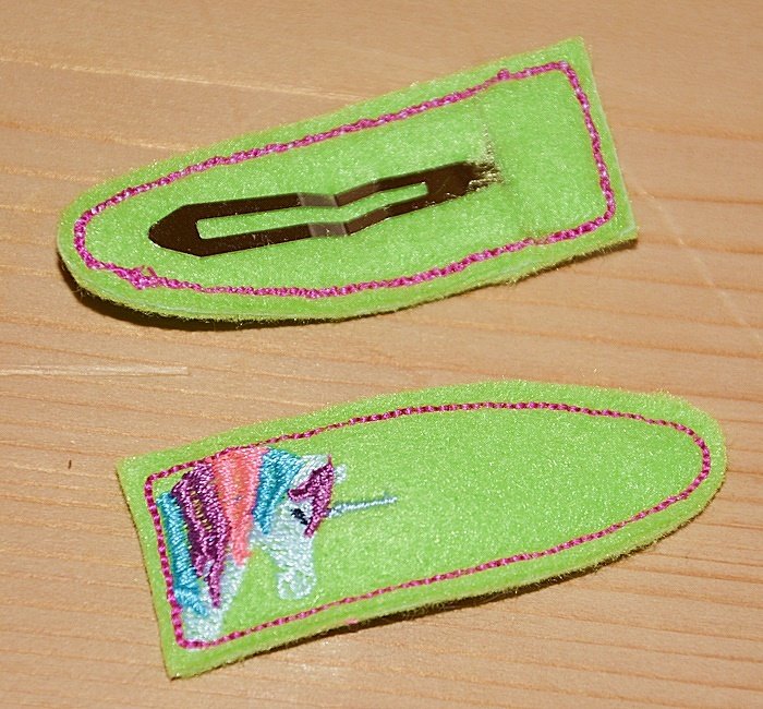 Ith Stickdateien, Haarspangen-Deko Nr.2 für den 10x10 Rahmen - Bild 5