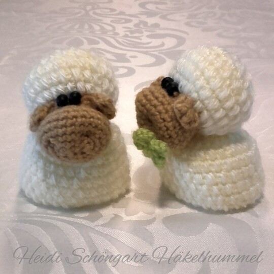 Schäfchen Eierwärmer Ostern Häkelanleitung
