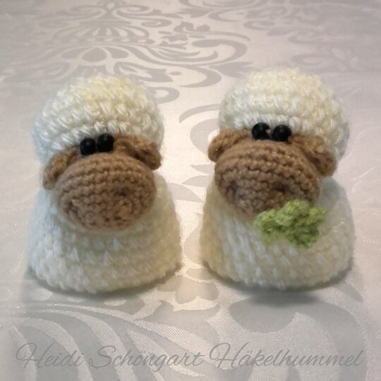 Schäfchen Eierwärmer Ostern Häkelanleitung