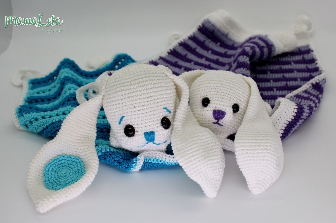 Schnuffeltuch HASE/Set - Häkelanleitungen - Bild 6