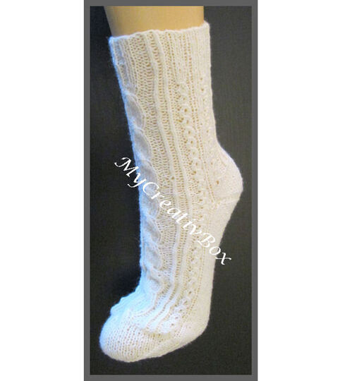 Sockenmuster "Bailys" gestrickt Gr.32-47
