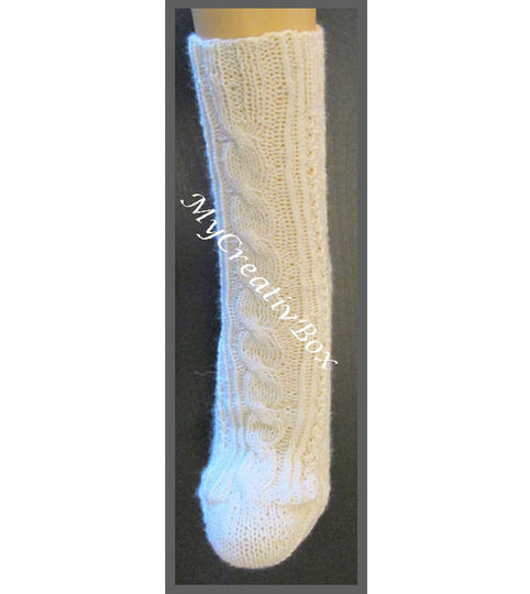 Sockenmuster "Bailys" gestrickt Gr.32-47