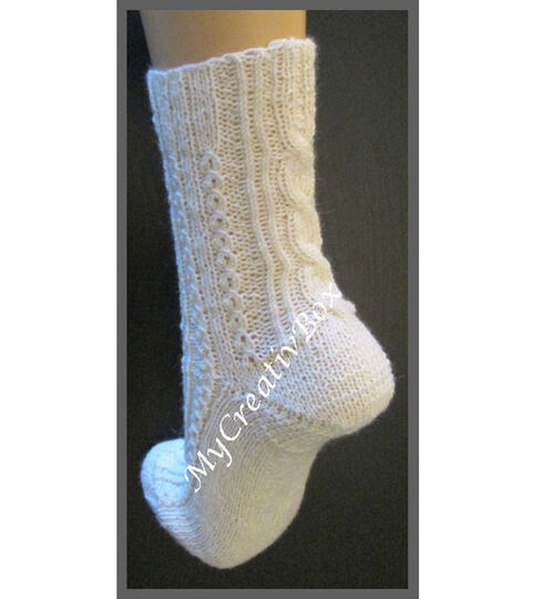 Sockenmuster "Bailys" gestrickt Gr.32-47