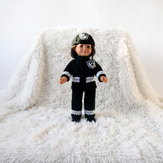 18 inch Boy doll fireman clothes pattern