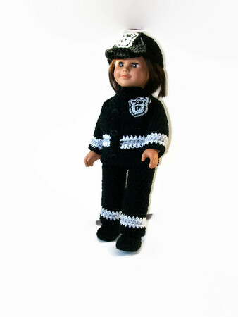 18 inch Boy doll fireman clothes pattern