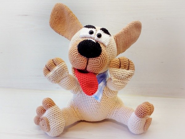 Crochet Pattern Dog - Puppies Whisky, Fluffy & Lucky - English
