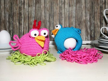 Chicken - Egg Sitter - Egg Cozy - Crochet Pattern
