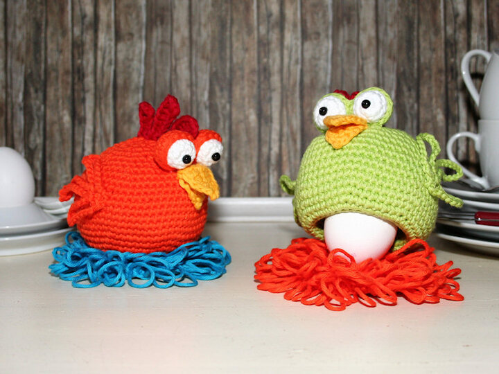 Chicken - Egg Sitter - Egg Cozy - Crochet Pattern