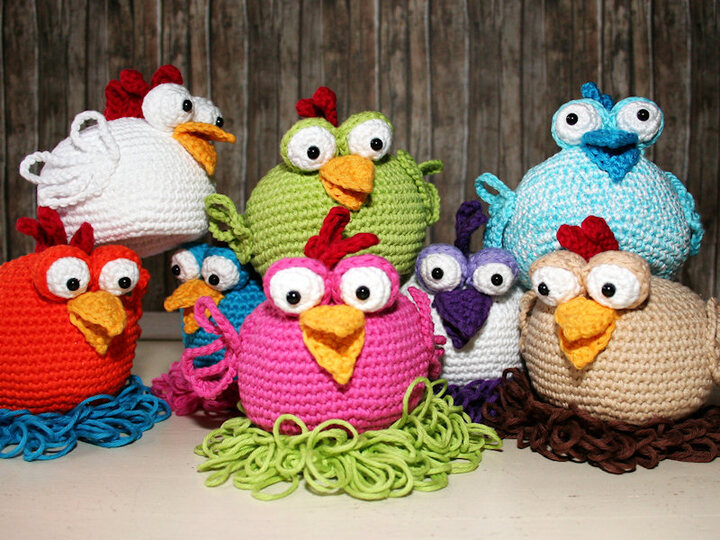 Chicken - Egg Sitter - Egg Cozy - Crochet Pattern