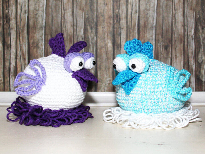 Chicken - Egg Sitter - Egg Cozy - Crochet Pattern