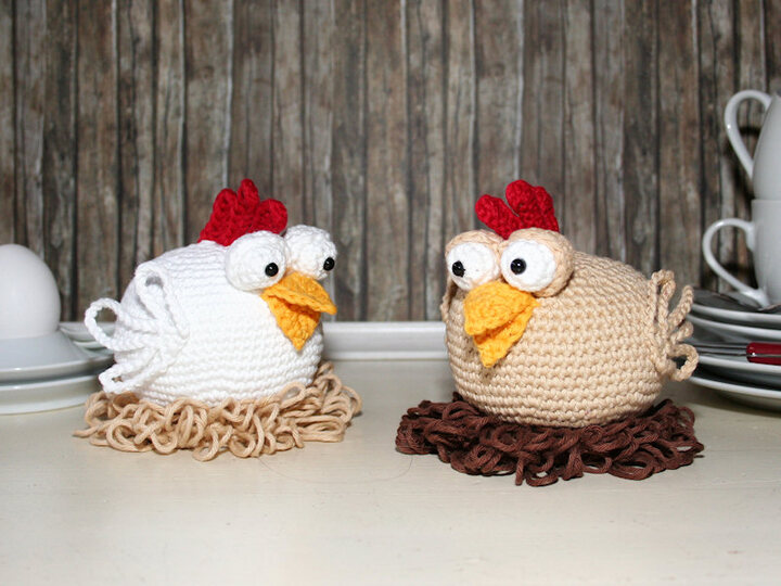 Chicken - Egg Sitter - Egg Cozy - Crochet Pattern
