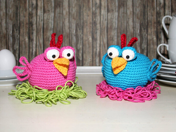 Chicken - Egg Sitter - Egg Cozy - Crochet Pattern