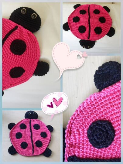 Kuscheltuch Marienkäfer