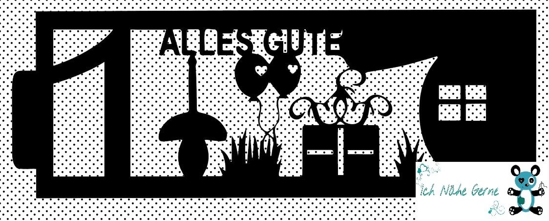 Plotterdatei Geburtstag 1-6 Kerzenhülle