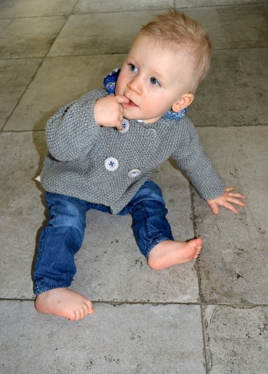 Baby Jacke Mit Kapuze * Strickanleitung * 3 GRÖßEN