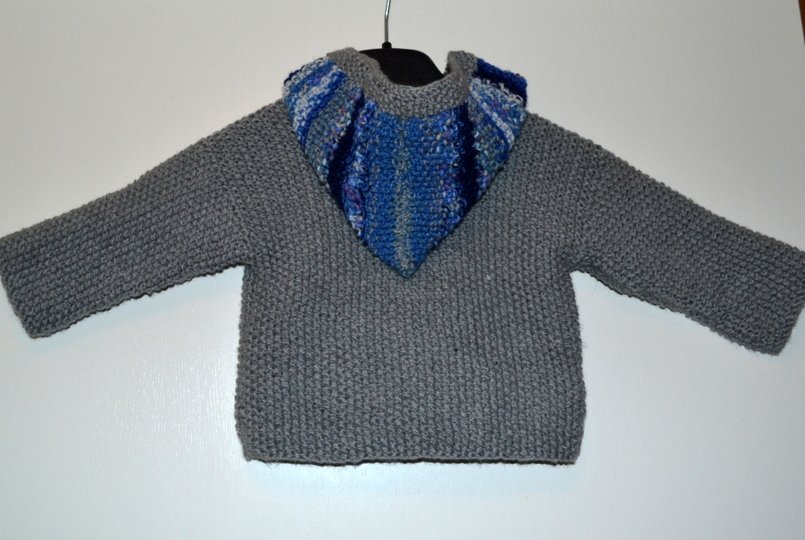 Baby Jacke Mit Kapuze * Strickanleitung * 3 GRÖßEN
