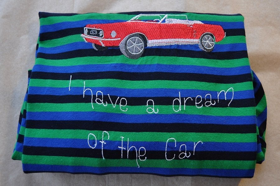 Stickdatei OldCars mit einzelner Schrift für den 13x18 Rahmen - Bild 6