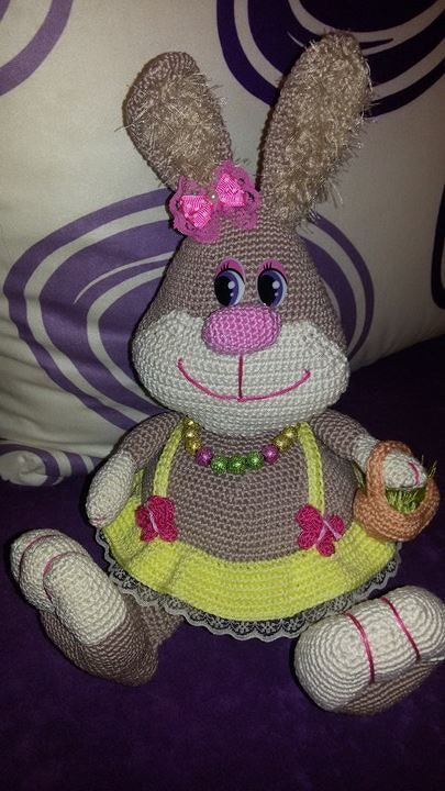 Häkelanleitung Hasendame Holly