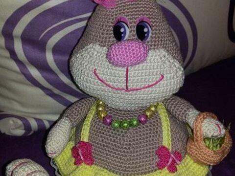 Häkelanleitung Hasendame Holly