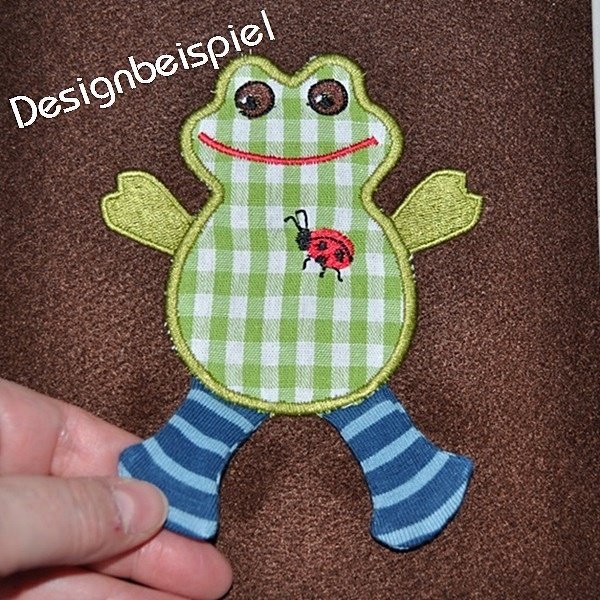Stickdateien/Applikationen FroschAppliManie für den 10x10 und 13x18 Rahmen - Bild 2