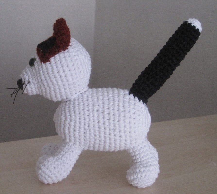 Dreifarbige Katze Häkelanleitung - Bild 2