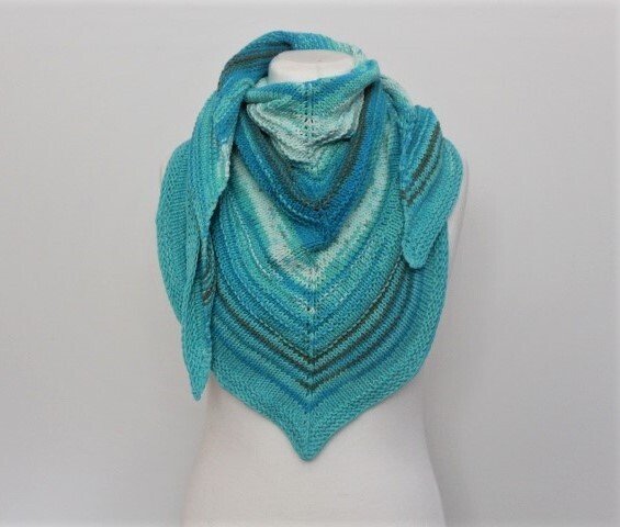 Einfache Strickanleitung "Mel´s Spring Shawl"